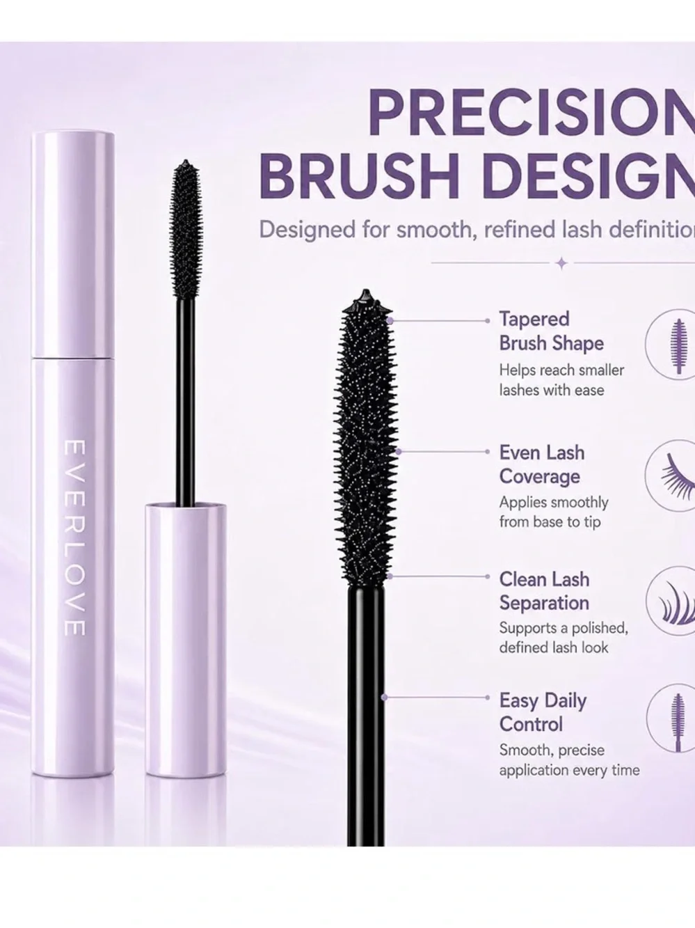 FACELOVE Everlove Length Volume & Care Mascara 0.2 FL oz 6 ML NWT